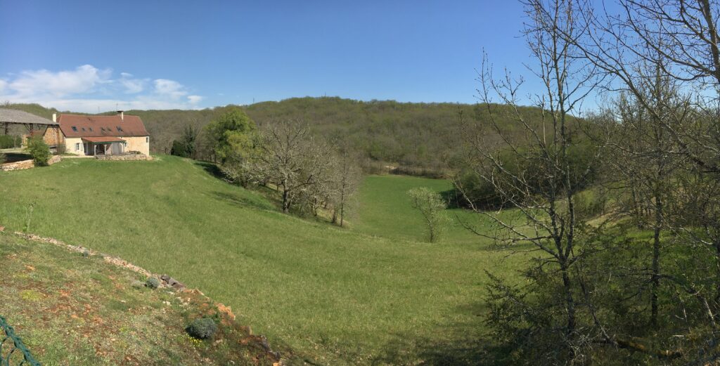 Paysage du Villajou à Lachapelle-Auzac